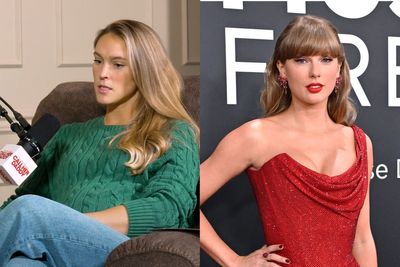 Kylie Kelce reveals she couldn’t eat Taylor Swift’s home-cooked meal during double date with Travis and Jason