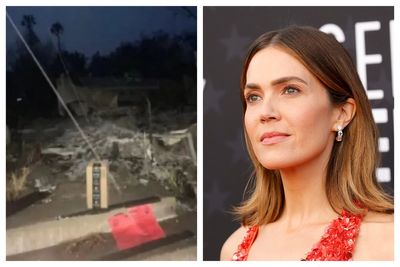 Mandy Moore rages at Amazon for leaving package at in-laws' burnt home after LA fires