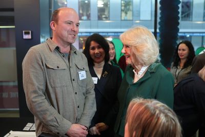 Queen meets young creators on visit to children’s theatre