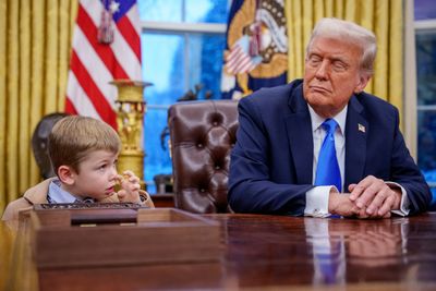 Elon Musk's Son Appearing to 'Shush' Trump During Oval Office Meeting Draws Hilarious Reactions: 'This Is a SNL Skit Happening in Real Time'