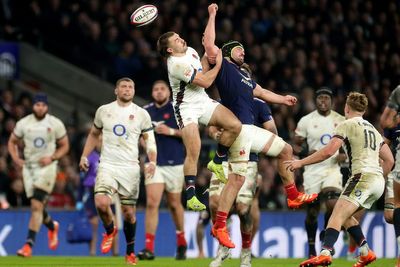 England wing Ollie Sleightholme: ‘I don’t think there’s much wrong with a little bit of argy-bargy’