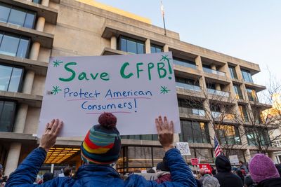 What does having the Consumer Financial Protection Bureau on hold mean for consumers?