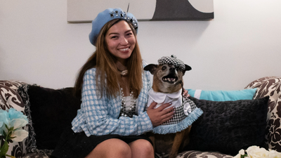 They say dog owners end up looking like their pets – I proactively make sure I do!