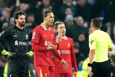 Virgil van Dijk reveals message shared with referee Michael Oliver after Merseyside derby chaos