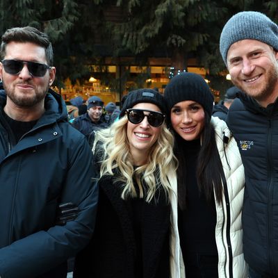 Meghan Markle Reveals a Sweet Valentine's Day Gift From Prince Harry During Double Date With Michael Bublé and Luisana Lopilato