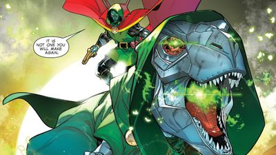 Doctor Doom officially rules the Earth in One World Under Doom #1, and he's kind of doing a suspiciously good job at it