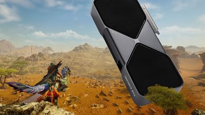 Nvidia didn't send the Monster Hunter Wilds devs any RTX 5000 cards before their CES reveal, so official DLSS 4 support is still in progress