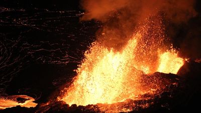 Hawaii's Kilauea volcano erupts, spewing lava 330 feet into the sky