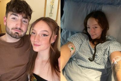 Burst ovarian cyst leaves 22-year-old ‘on the brink of death’