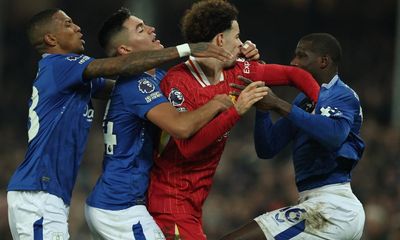 Goodison Park’s derby days go out with a bang for Everton and Liverpool