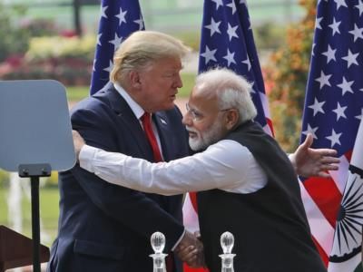 Indian PM Modi Meets With US President Trump At White House