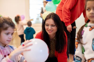 Sophie Ellis-Bextor meets ‘truly inspiring’ Ukrainian refugee children