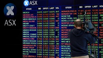 Aussie shares hit record as dollar hits two-month high