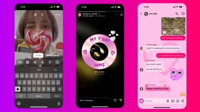 Instagram is feeling the love with a surprise set of Valentine's Day easter eggs