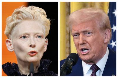 Tilda Swinton takes furious aim at Trump's 'greedy' plans to turn Gaza into 'Riviera of the Middle East'