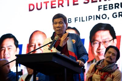 Ex-Philippine leader Duterte suggests killing senators in a bomb blast