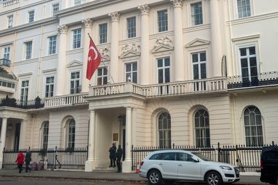 ‘Knifeman attacks Quran burner’ outside Turkish embassy in Kensington