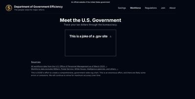 Elon Musk's DOGE launched its website. It was hacked within days