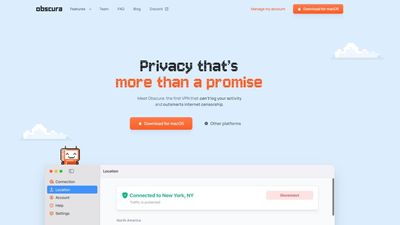 Obscura VPN promises to “set the standard for the next-generation of VPNs”