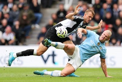 Why is Manchester City vs Newcastle not on TV today?