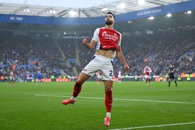 Leicester v Arsenal LIVE: Mikel Merino scores superb double to guide Gunners to vital win