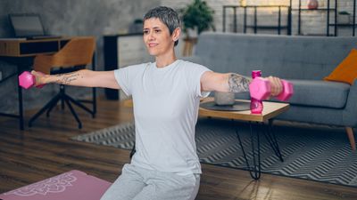 If I wanted sculpted shoulders and arms I’d do this Pilates-style strength workout