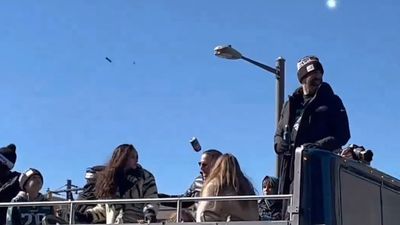 Eagles Fan Caught Footage of Howie Roseman Getting Hit By Beer Can During Parade