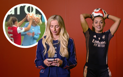 Arsenal's Katie McCabe: 'There was no beef with Chloe Kelly after that moment, we are excited to be teammates again and to build a connection on the pitch most importantly.'