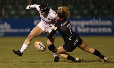 Poppy Cleall drives Saracens to win over Exeter to close in on home semi-final