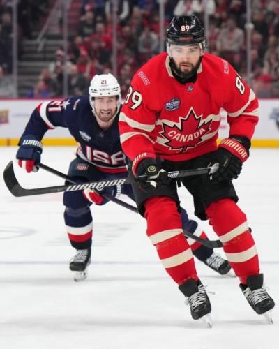 Multiple Fights Erupt In U.S.-Canada Hockey Face-Off