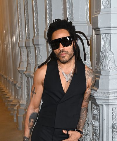 Lenny Kravitz's somber living room color exudes curated cool – I thought I was over the controversial shade until I saw his Paris apartment