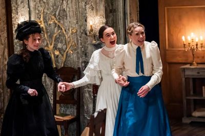 Three Sisters review – candlelit stage throws flickering light on a fiery family