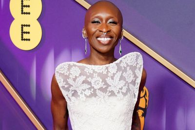 Cynthia Erivo and Pamela Anderson arrive in all-white for Bafta red carpet