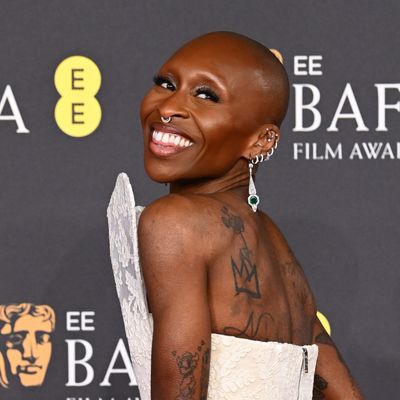 Cynthia Erivo's Sculptural 2025 BAFTAs Gown Sure Looks Like an Ariana Grande Homage