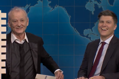 SNL 50: Bill Murray jokes about Scarlett Johansson affair to her husband Colin Jost: ‘Told he’s a very considerate lover’