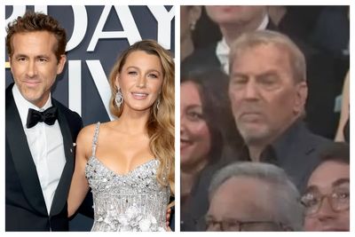 Kevin Costner’s reaction to Ryan Reynolds’ Justin Baldoni joke at SNL 50 goes viral