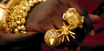 Why is there so much gold in west Africa?