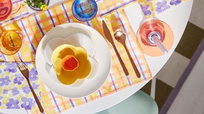 Kitsch, but Clever — IKEA Just Launched the Sweetest Plate Set for Spring That Layers Into a Daffodil