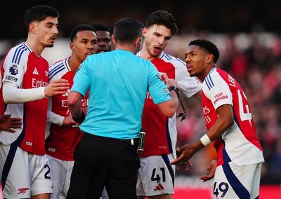 Arsenal learn FA punishment for Myles Lewis-Skelly red card protests at Wolves