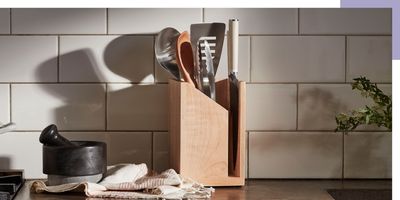 Goodbye, Ugly Organizers — This Architectural Utensil Storage Has a Clever Hidden Detail to Stop Your Knives 'Dulling'