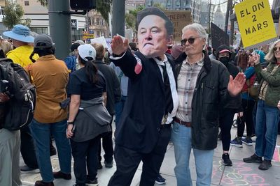 ‘No kings on Presidents Day’: Protesters rage across nation against Trump and Musk