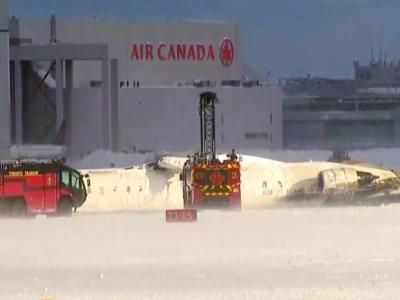 Delta Flight Crashes At Toronto Pearson Airport