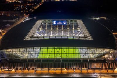 Liverpool fan scores first goal in Everton’s new £800m Bramley-Moore Dock stadium