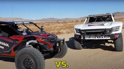 Watch a Can-Am UTV Race a Trophy Truck Across the Desert, and Win