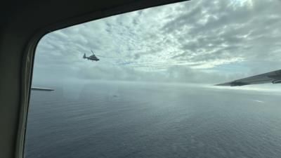 Chinese Navy Helicopter Flies Dangerously Close To Philippine Plane