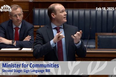 ‘Historic day’ for deaf community as Sign Language Bill moves step closer to law