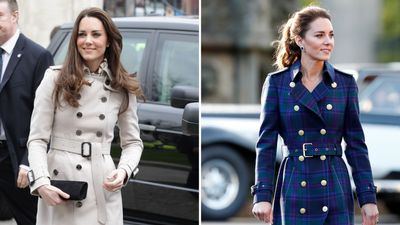 Two trenches, 10 years apart - Kate Middleton's go-to spring coat style is still a timeless essential