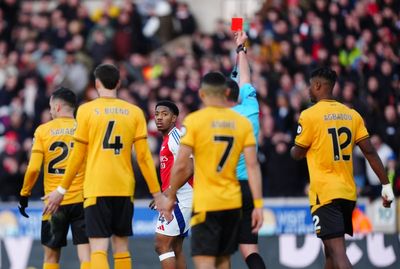 Arsenal: Howard Webb gives verdict on controversial Myles Lewis-Skelly red card vs Wolves