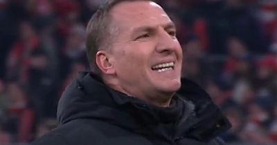 Brendan Rodgers' unseen pained reaction to Bayern vs Celtic miss