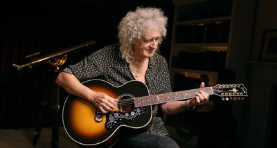 “Gibson was able to put the universe on it… the planet Mercury is here, and that is a little nod to a friend of mine”: Inspired by the stars and co-designed by the Queen guitarist, Gibson unveils exquisite Brian May SJ-200 12-String